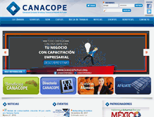 Tablet Screenshot of canacopepue.org